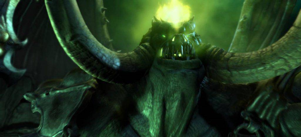 Dämonischeer Grubenlords Mannoroth in der Welt von Warcraft