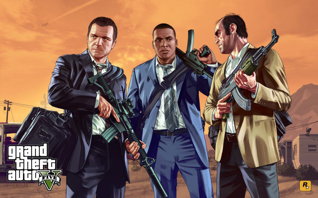 GTA 5 Michael Franklin Trevor