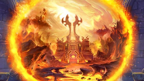 Hearthstone Firelands Portal art small