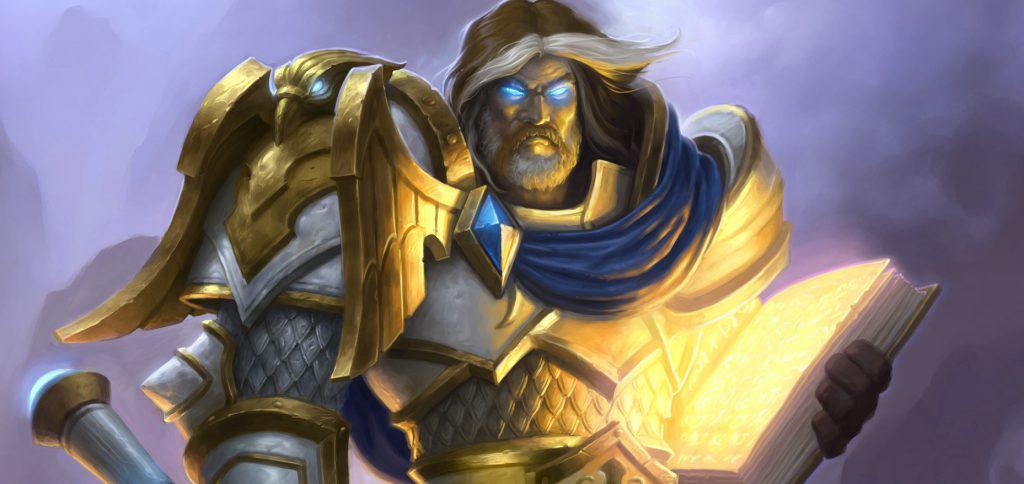 Hearthstone Uther Paladin Artwork