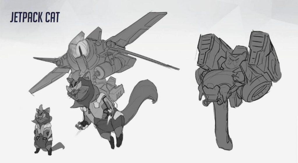 Overwatch Concept Blizzcon Jetpack Cat