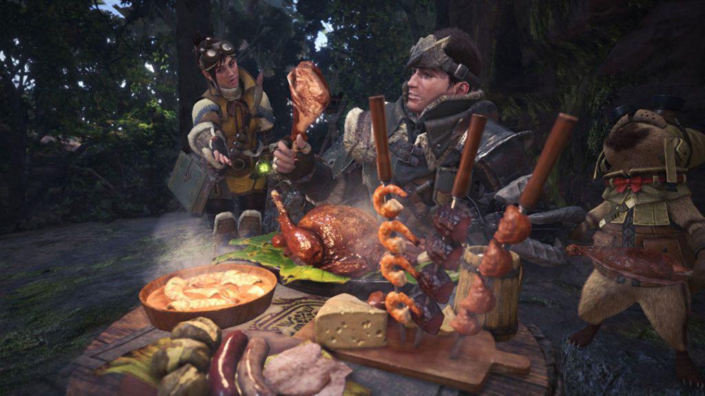 Monster Hunter World Kantine essen