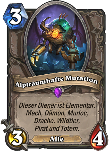 Hearthstone Witchwood Alptraumhafte Mutation