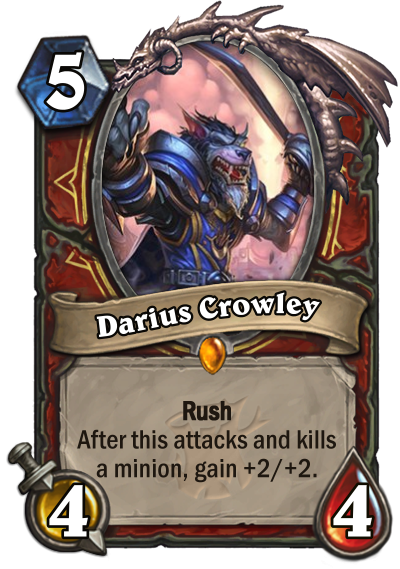 Hearthstone Witchwood Darius Crowley