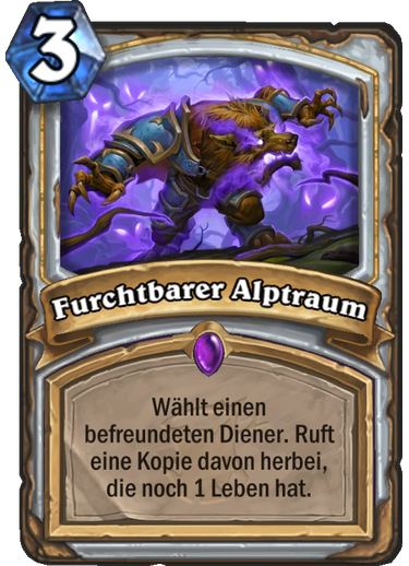 Hearthstone Witchwood Furchtbarer Alptraum