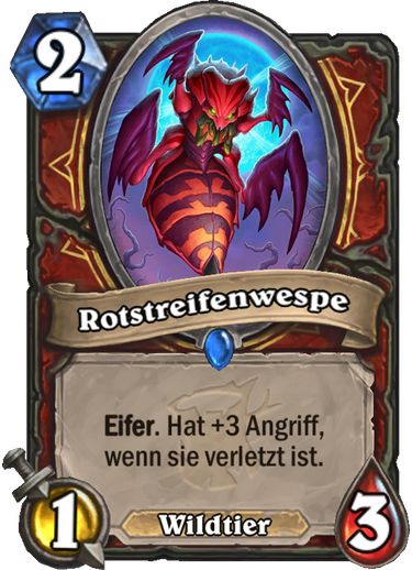 Hearthstone Witchwood Rotstreifenwespe