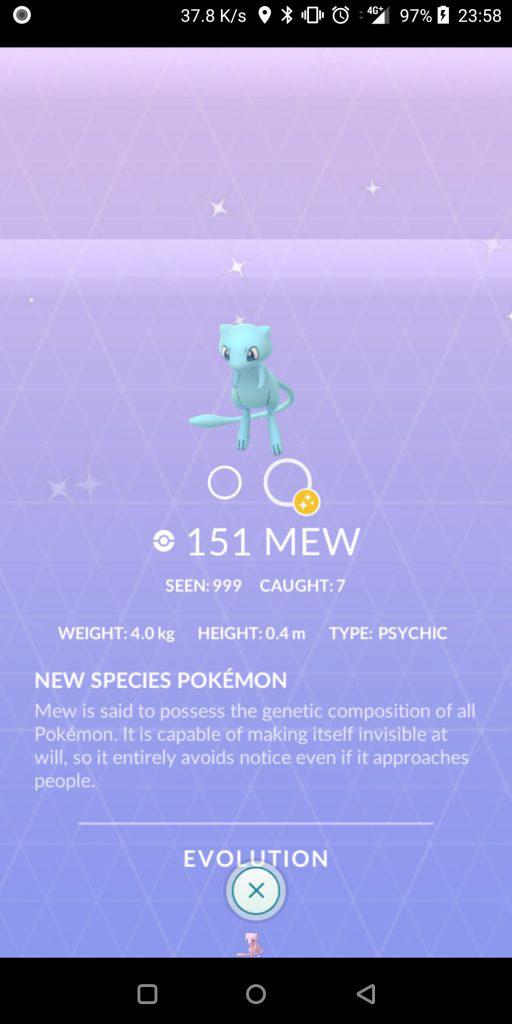 Pokémon GO Shiny Mew