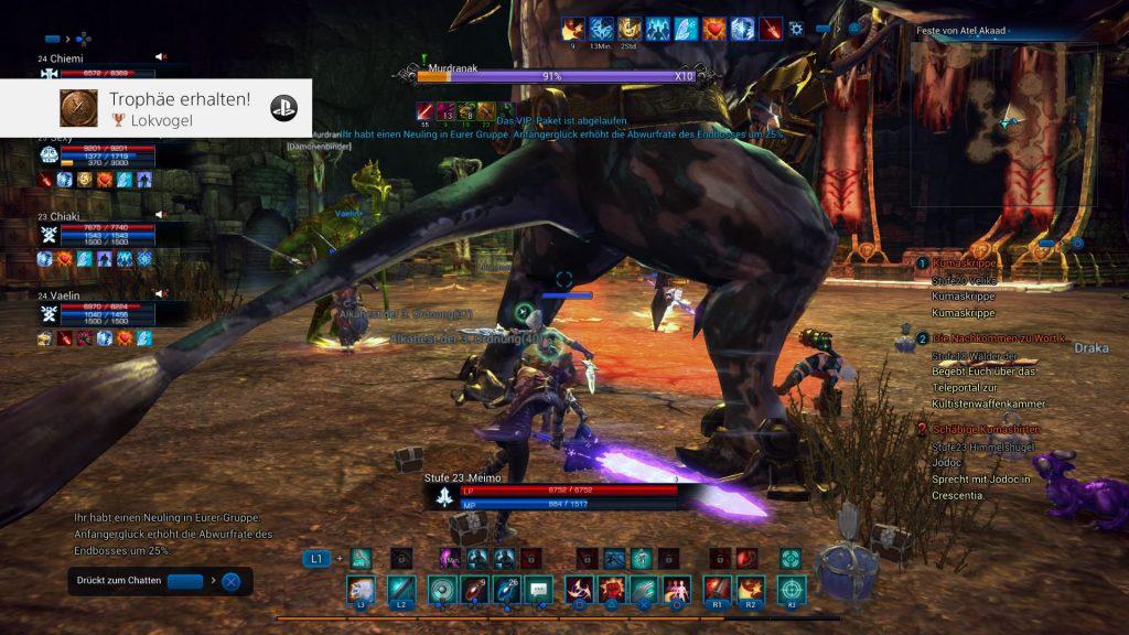 TERA Bosskampf PS4