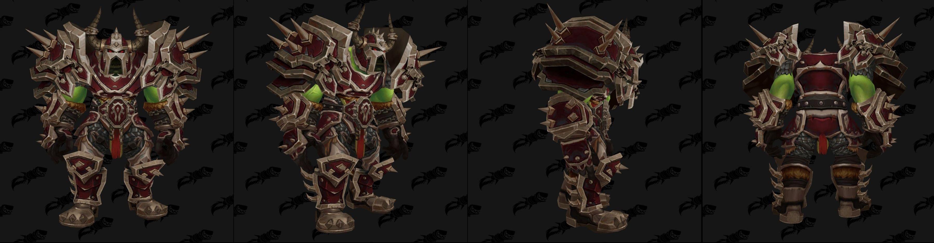 WoW Warfront Armor Orc Set 3