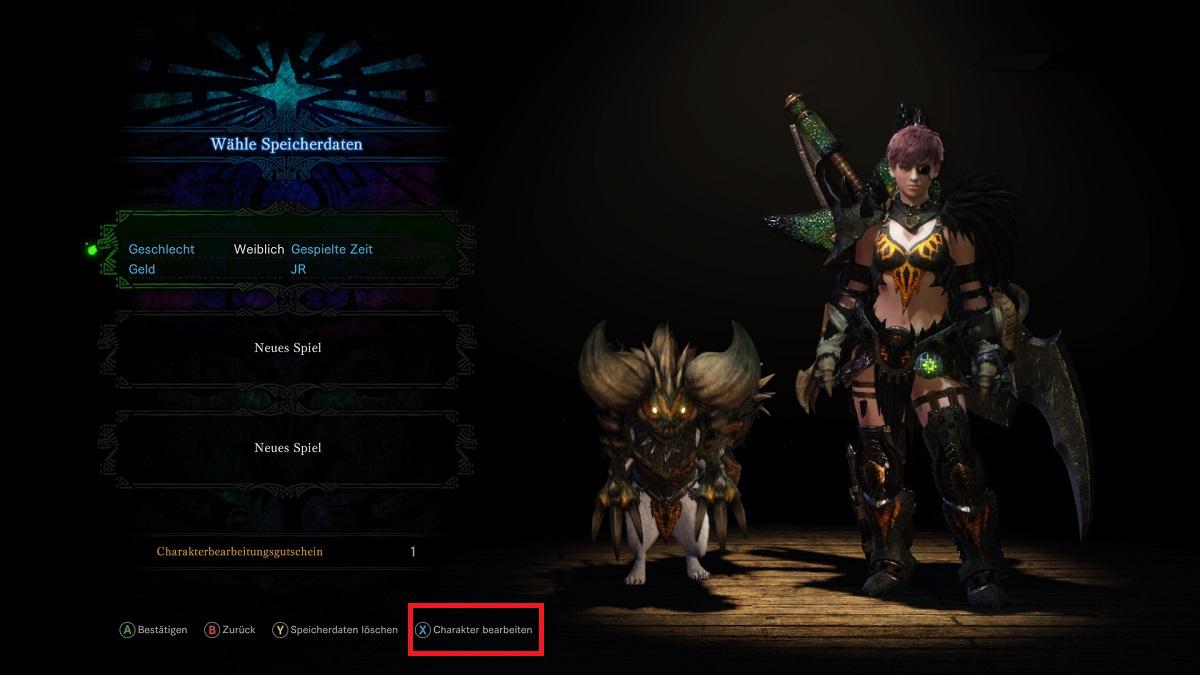 Monster Hunter World Auswahl