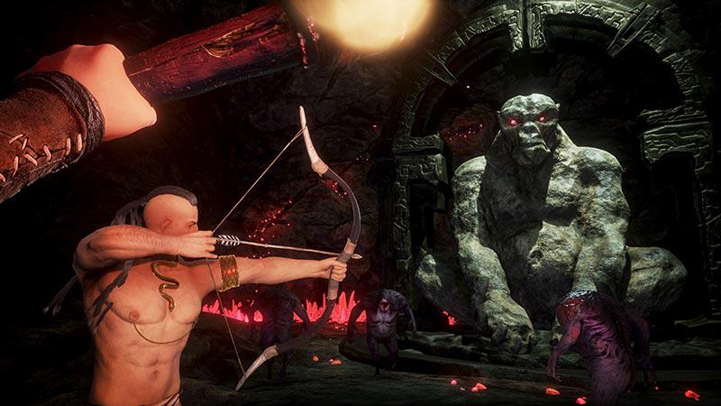 Conan Exiles Dungeon mit Pfeil und Bogen