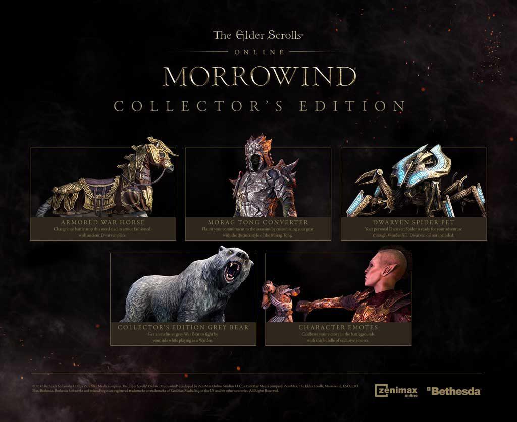 ESO Morrowind Collectors Edition