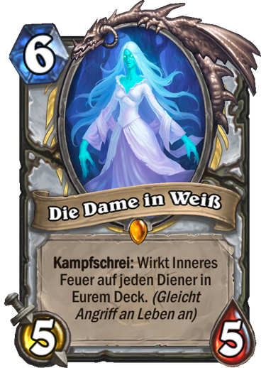 Hearthstone Witchwood Dame in weiss