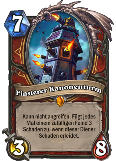 Hearthstone Witchwood Finsterer Kanonenturm