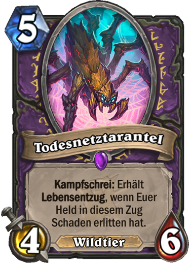 Hearthstone Witchwood Todesnetztarantel