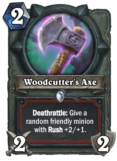 Hearthstone Witchwood Woodcutters Axe