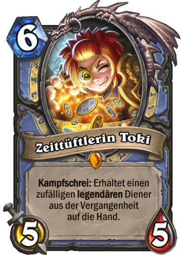 Hearthstone Witchwood Zeittüftlerin Toki