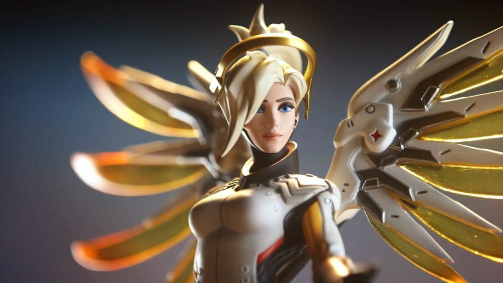 Overwatch Mercy Statue