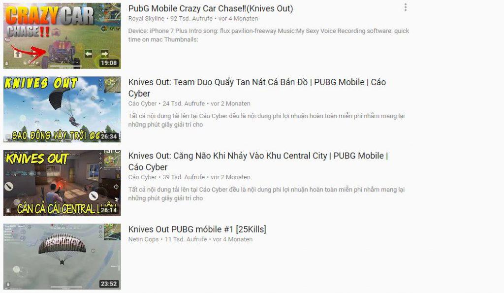 PUBG Mobile YouTube