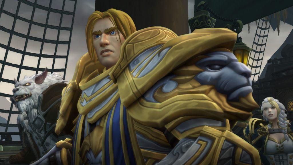 WoW Anduin Jaina Genn BfA Ship