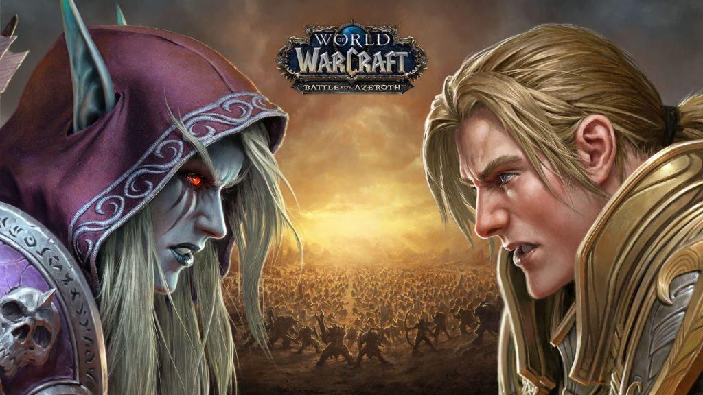 WoW Battle for Azeroth BfA Sylvanas Anduin Key Art small