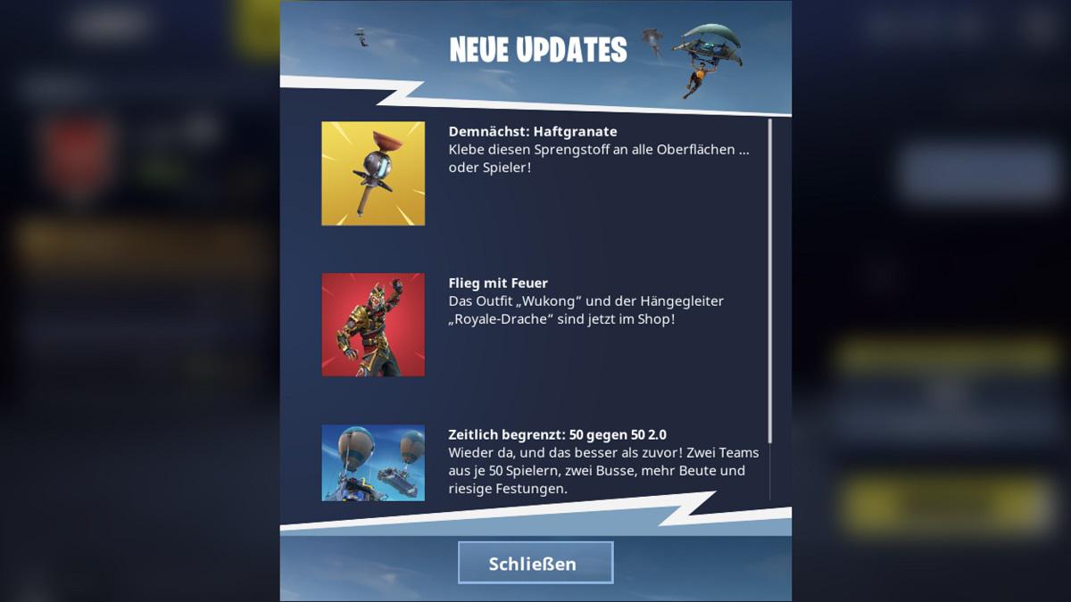 Fortnite Haftgranate 3.6