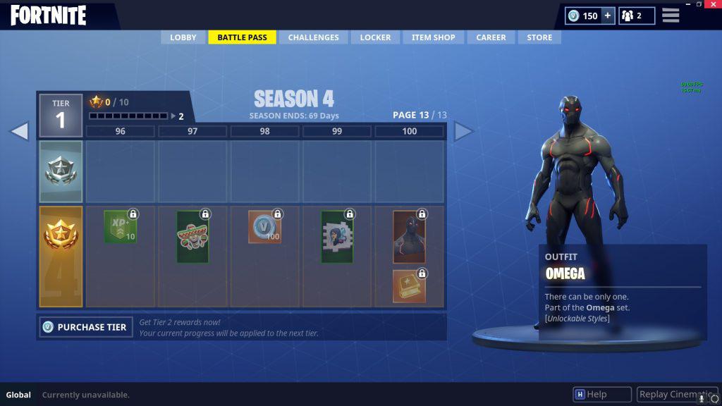 Fortnite Skin Omega