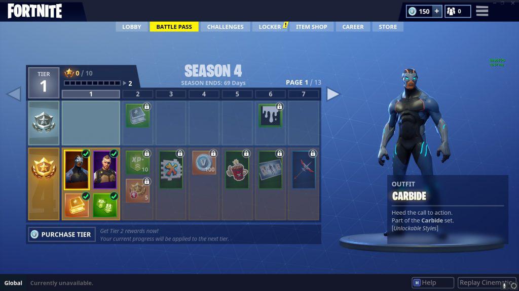 Fortnite Skin Carbide