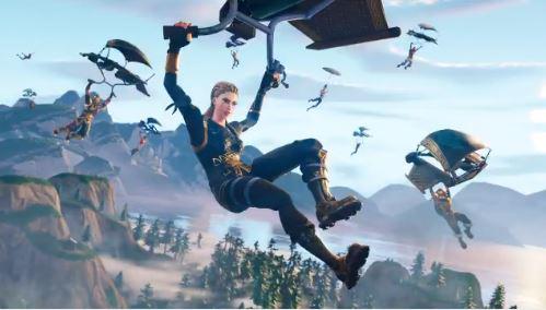 Fortnite-Absprung