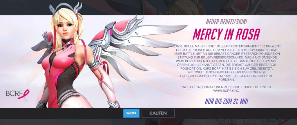 Overwatch Mercy Brustkrebs