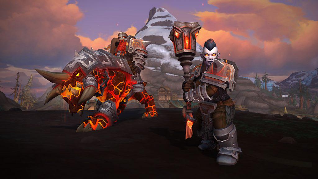 WoW Battle for Azeroth Dunkeleisenzwerge Mount und Rüstung