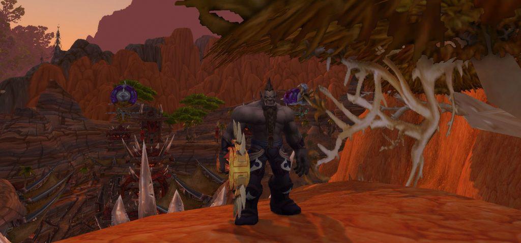 WoW Battle for Azeroth Mag__APO__har Orc in Orgrimmar