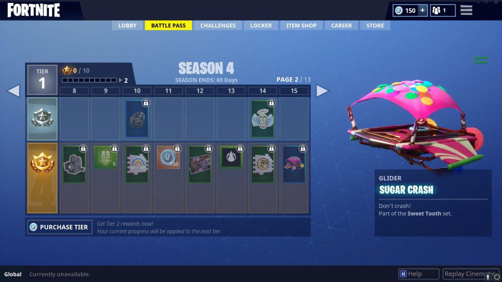 Fortnite Glider Sugar Crash