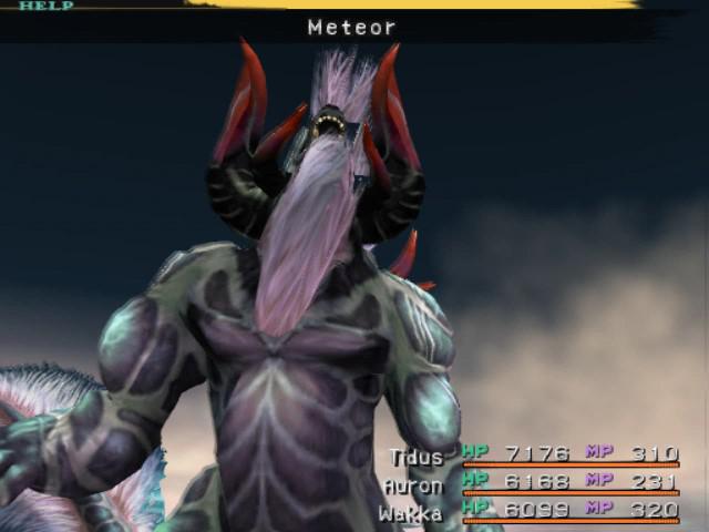 final fantasy x behemoth meteor