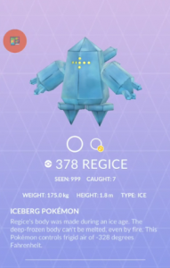 Pokémon GO Regice