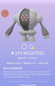 Pokémon GO Registeel