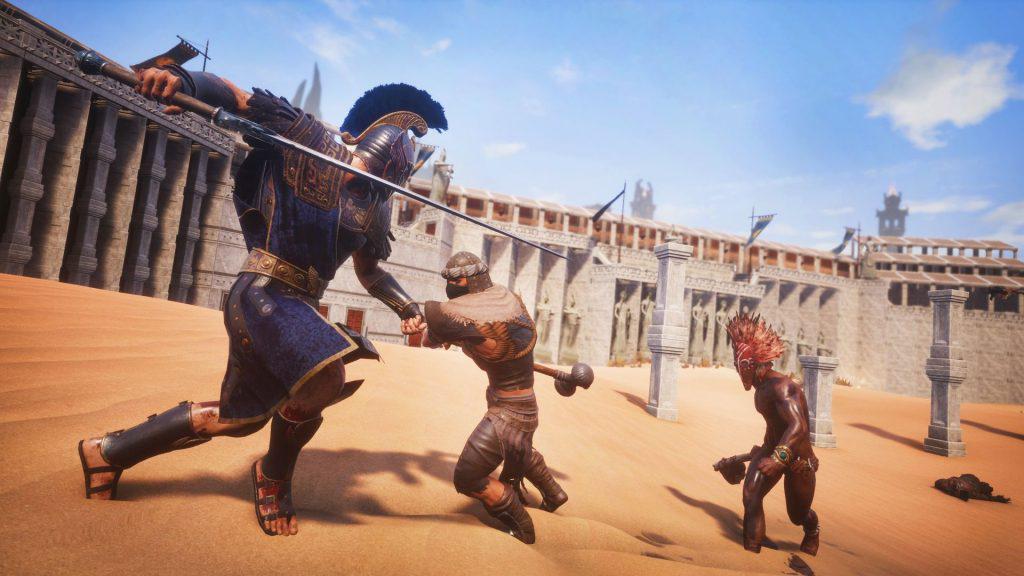 Conan Exiles Aquilonia DLC Kampf im Colosseum