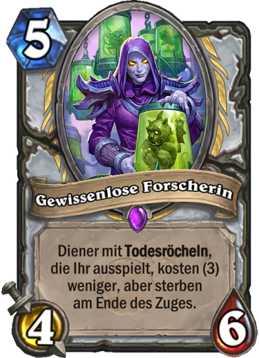 Hearthstone Gewissenlose Forscherin