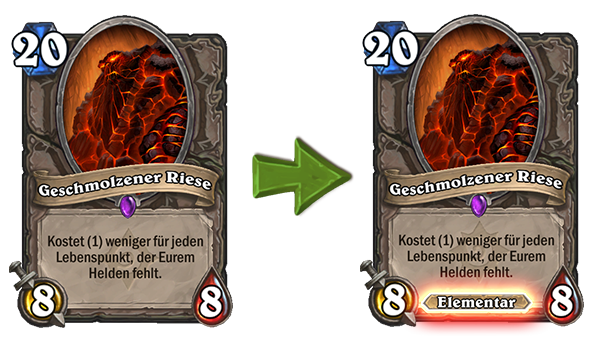 Hearthstone Molten Giant Change