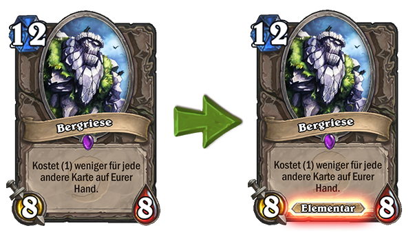 Hearthstone Mountain Giant Change