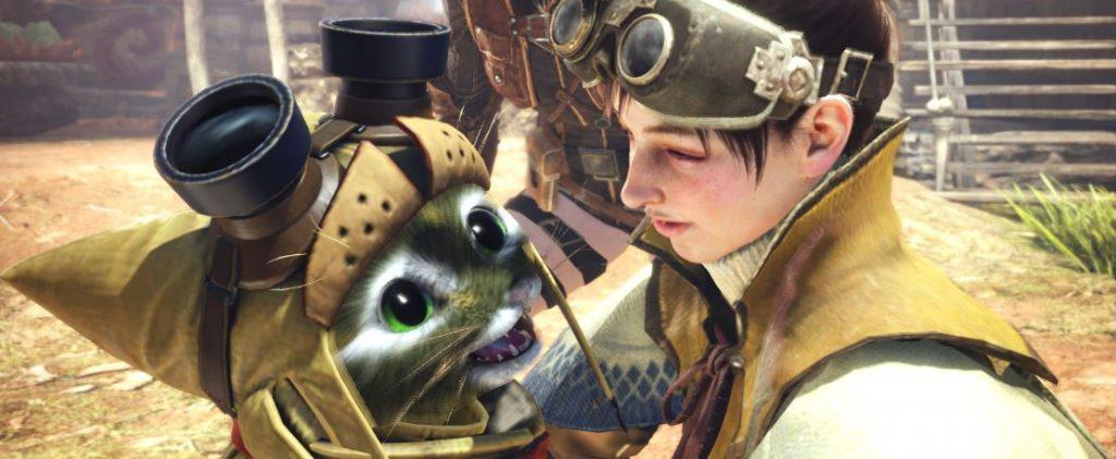 Monster-Hunter-World-Palico-Lachen