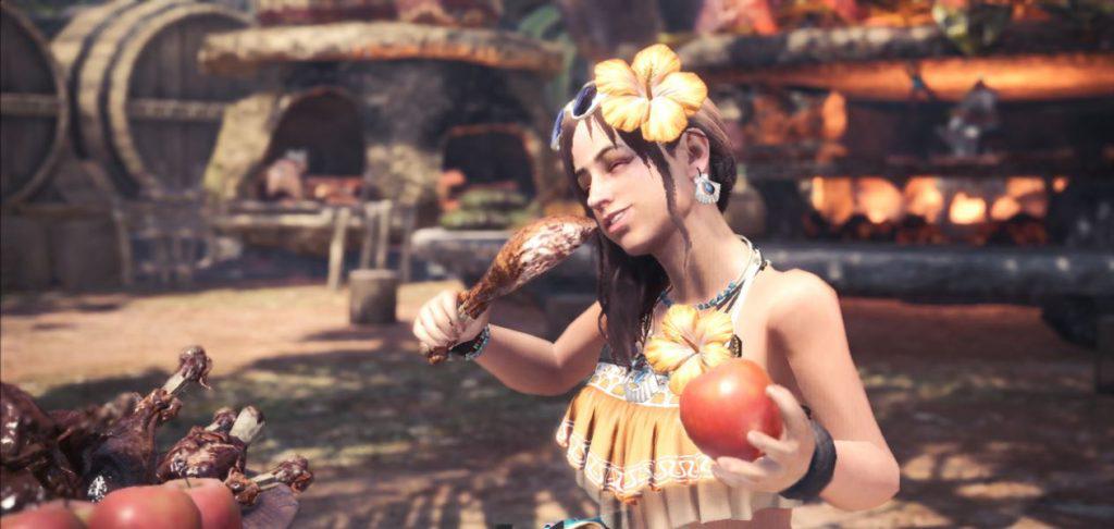 Monster-Hunter-World-Wildhüterin-Sommer-Skin