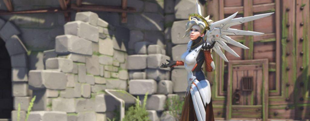 Overwatch Screenshot Mercy Shrug Titel