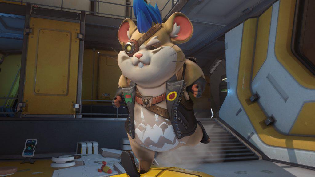 Overwatch Screenshot Wrecking Ball Intro Hamsterrad angestrengt