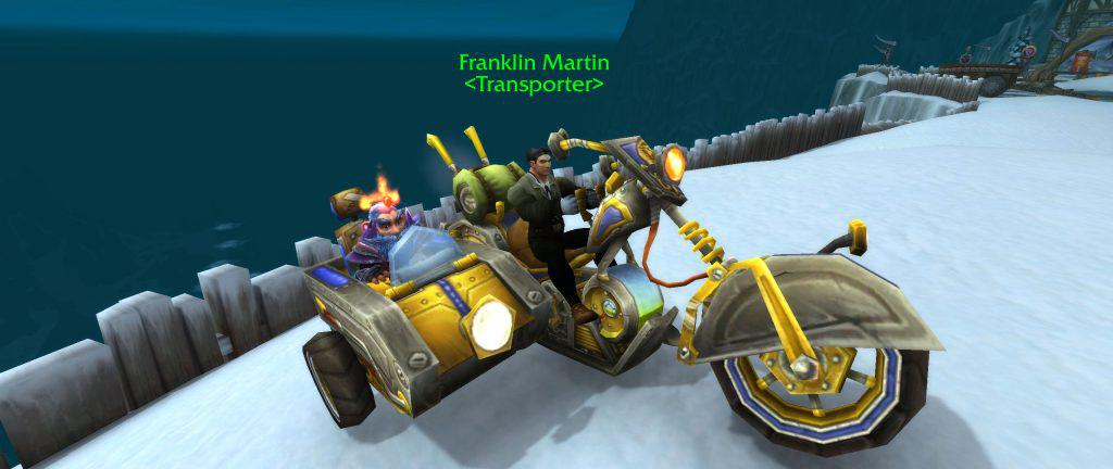 WoW Screenshot Chopper mit Chauffeur