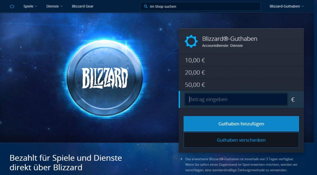 wow battle net launcher blizazrd shop blizzard guthaben