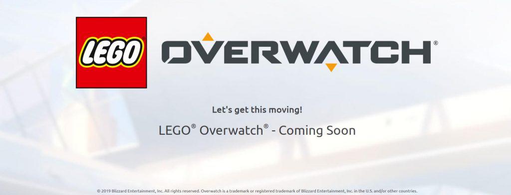 Overwatch LEGO website screenshot