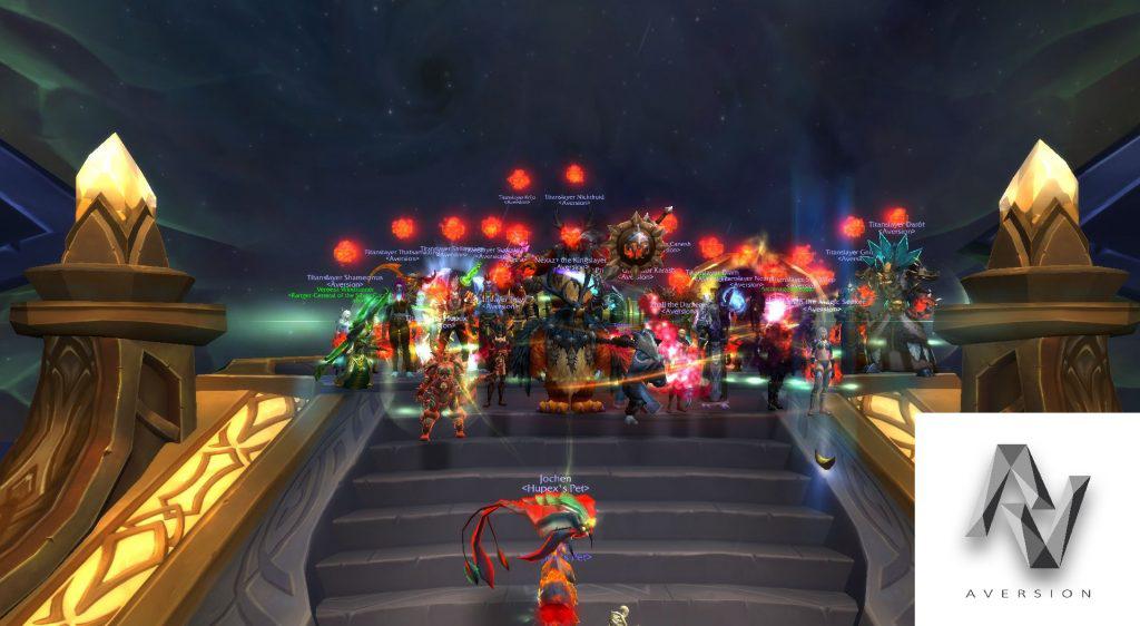 WoW Aversion RAidgilde Argus Mythic Firstkill