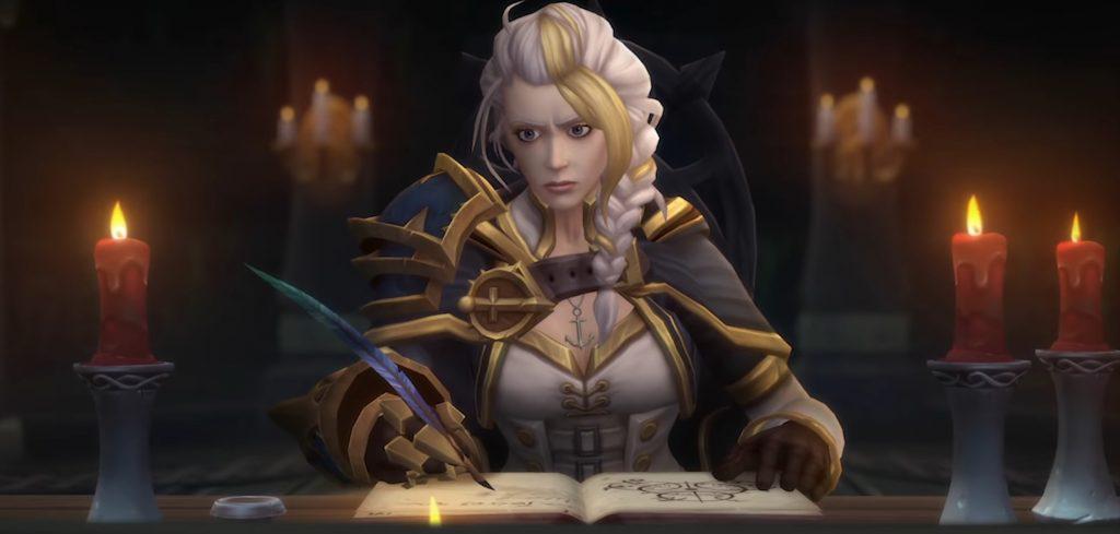 WoW Jaina Writing a book because I can