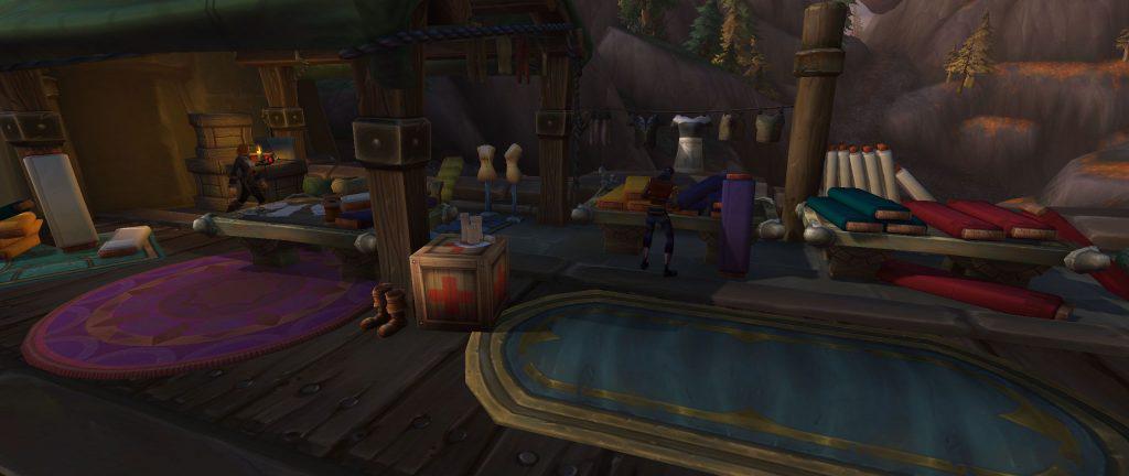 WoW Screenshot Schneidern in Boralus